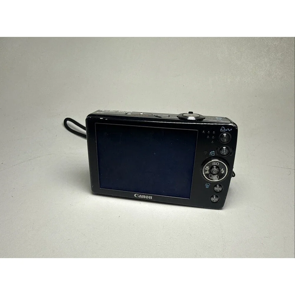 Canon PowerShot SD750 Digital ELPH Camera Silver Works, Missing Battery Door